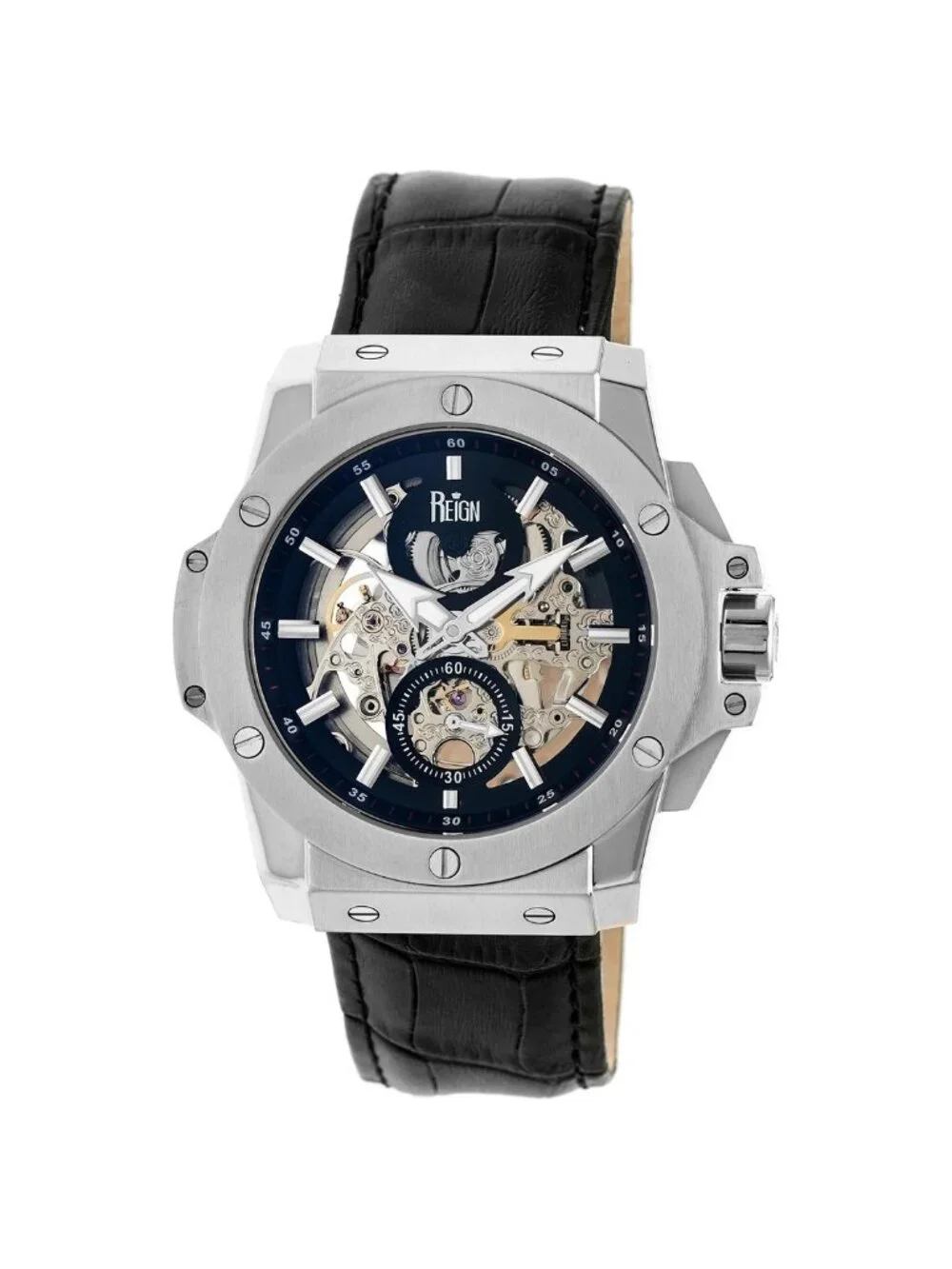 NWT Reign Commodus Automatic Black Dial Men's Watch